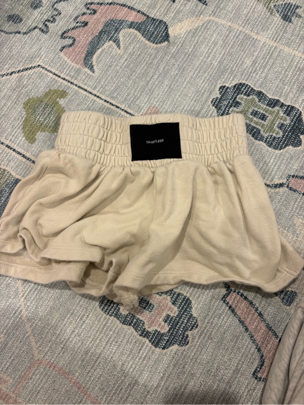 TALENTLESS Cream Terry-Lined Sweatshirt